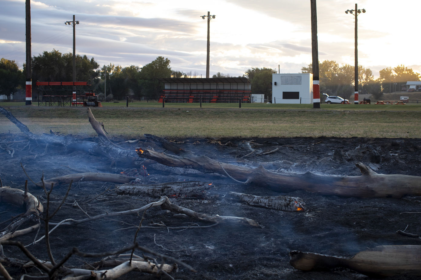 Huff fire